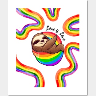 Sloth is love Posters and Art